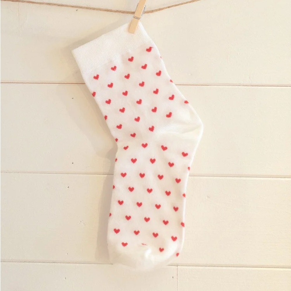 Brandy Melville Red Heart Socks - Picture 6 of 11